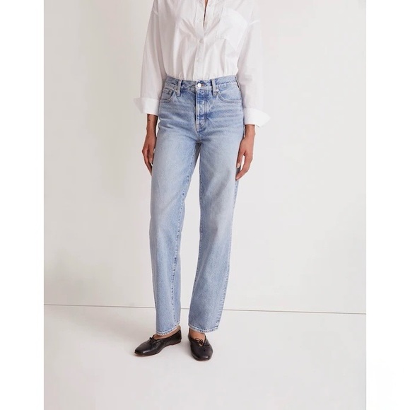 MADEWELL TALL LOW-SLUNG STRAIGHT JEANS - Picture 4 of 11